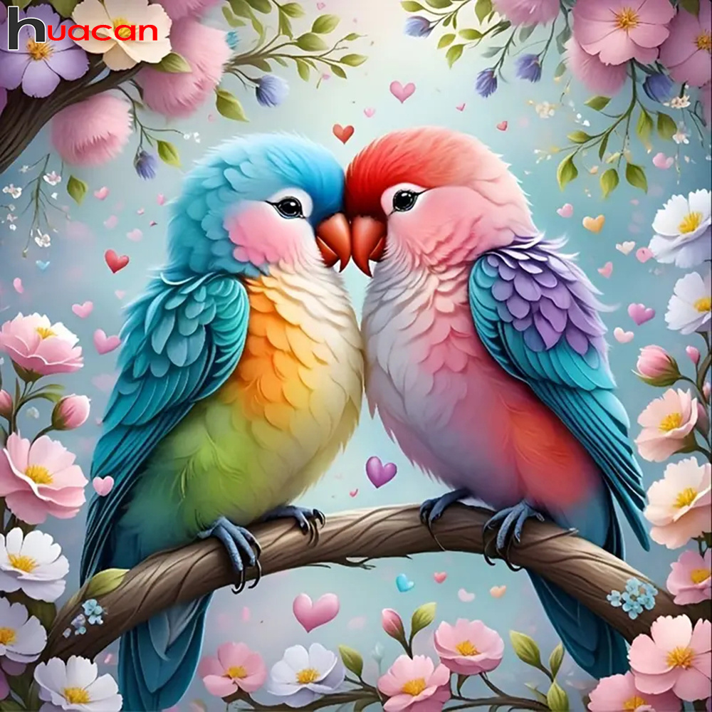 Plant Parenthood - Huacan Animal Diamond Painting Parrot Full