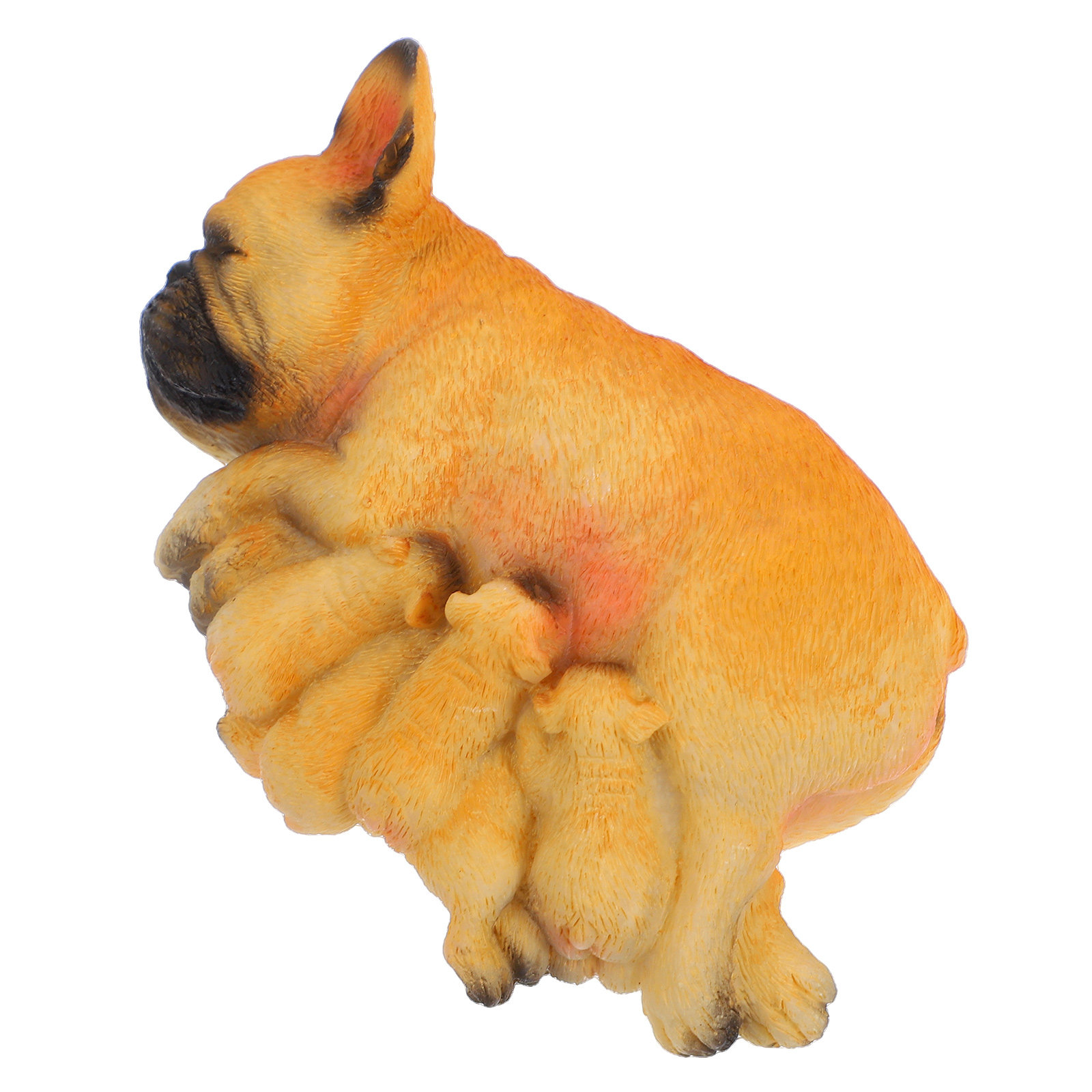 Succulent Arrangement Mini - Realistic Mini French Bulldog Resin Statue