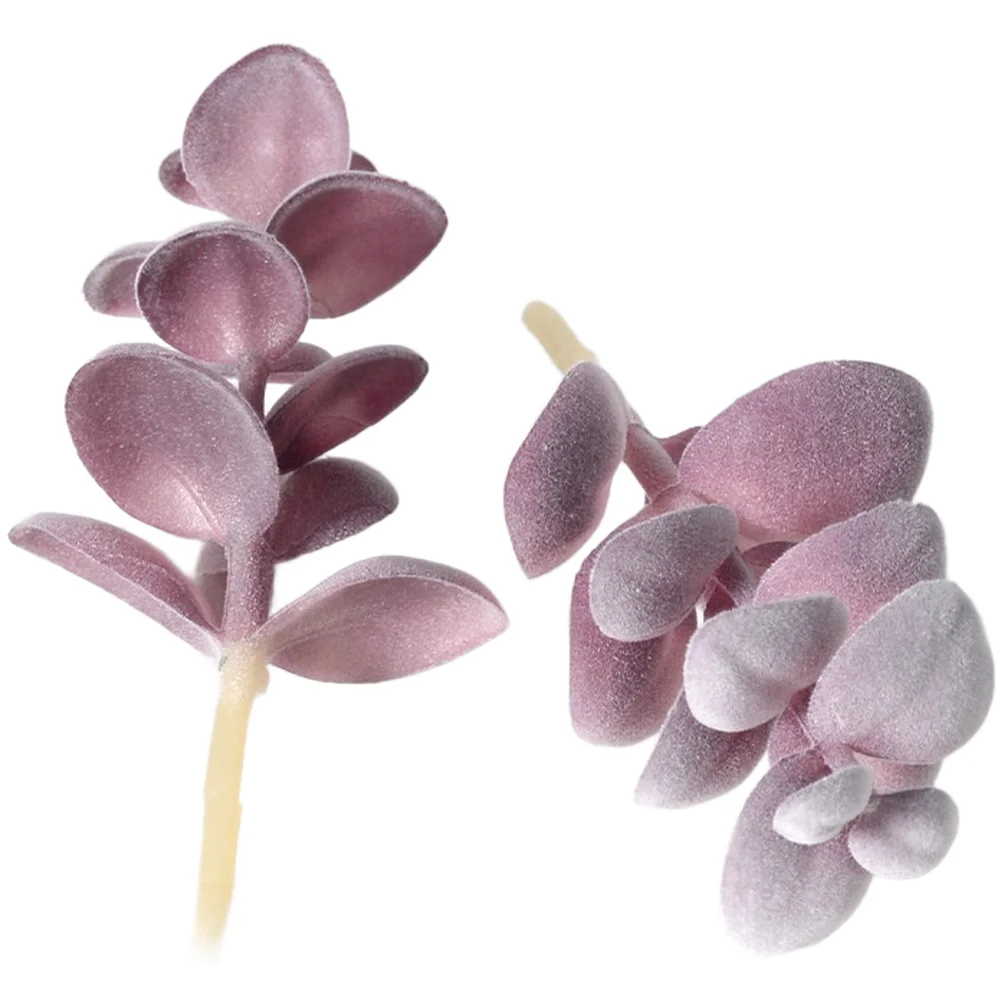 PVC Flocked Purple Fake Succul - огляд і ціна Succulent Arrangement Mini