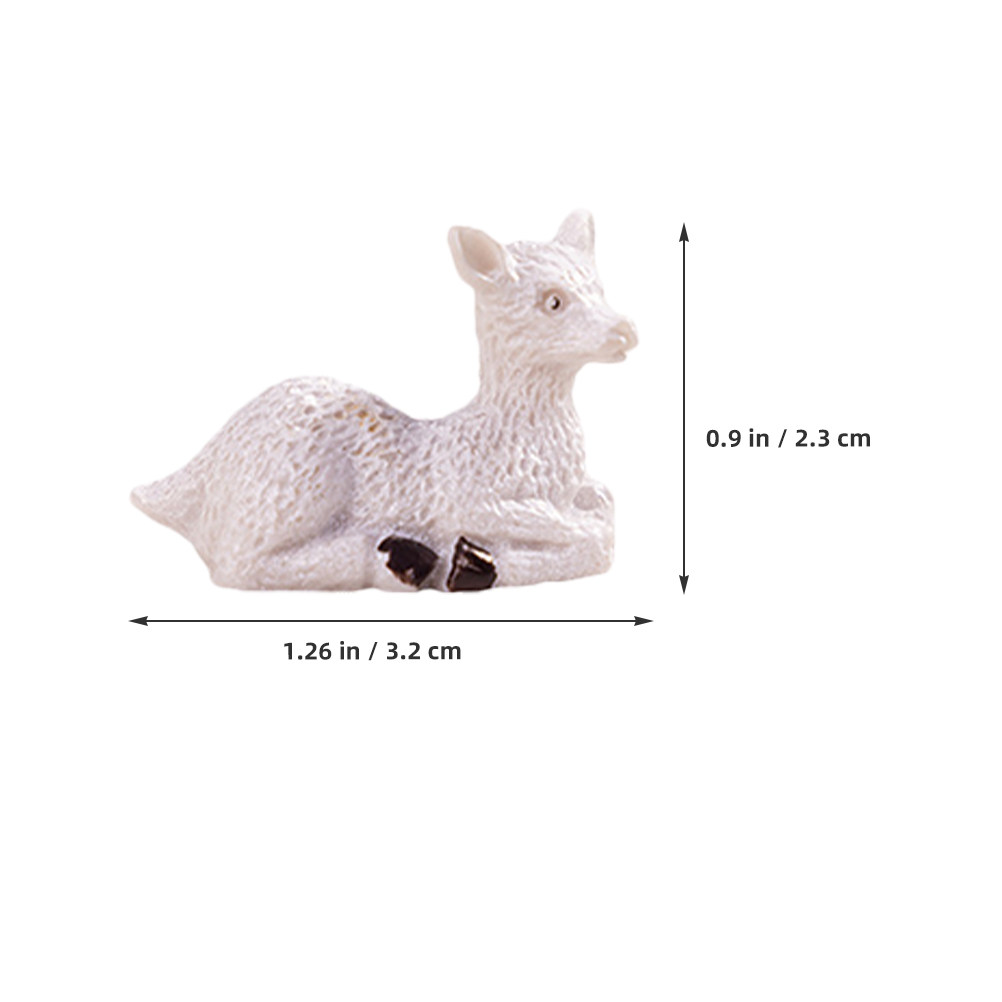 1Set Tiny Resin Animal Statues - огляд і ціна Succulent Arrangement Mini
