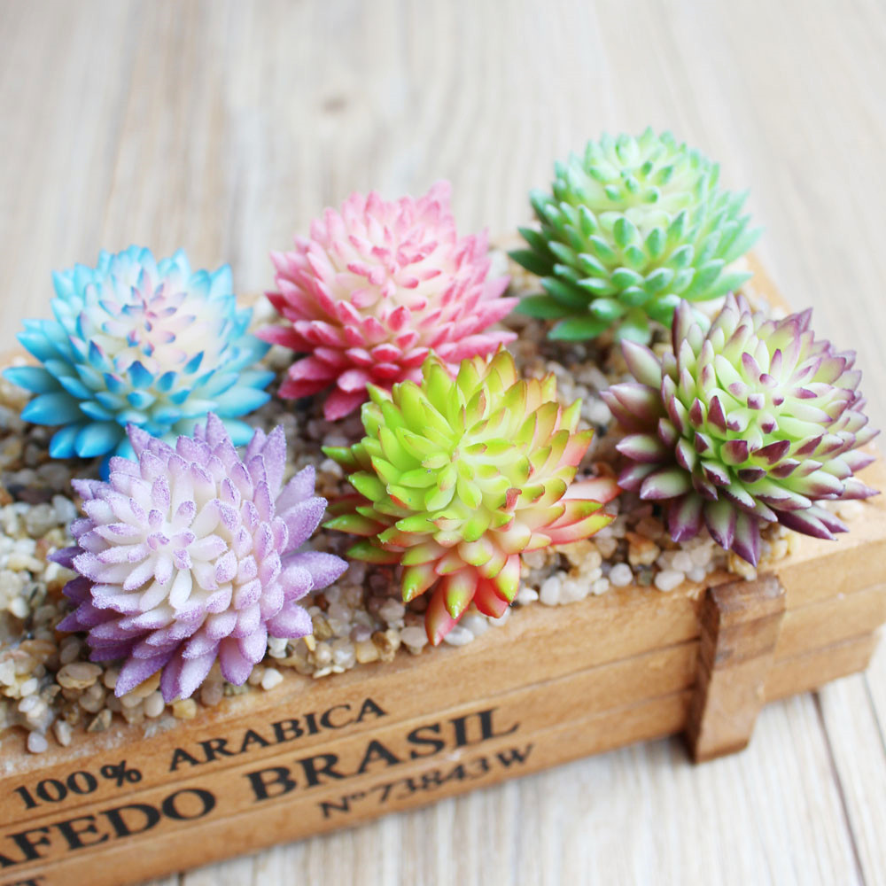 Wusmart Ji Wa Lian Artificial  - огляд і ціна Succulent Arrangement Mini